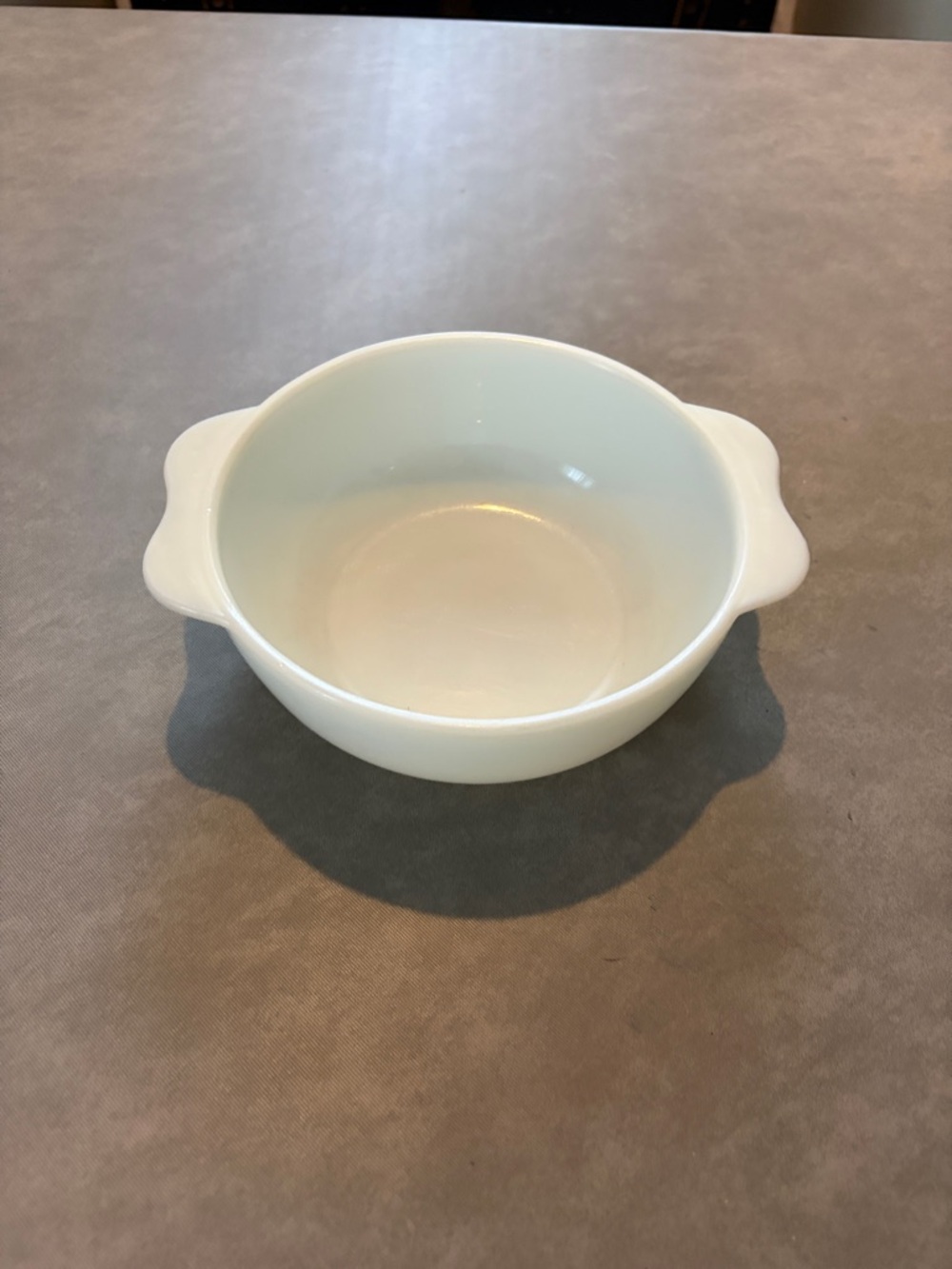 Vintage Pyrex England White Casserole Dish